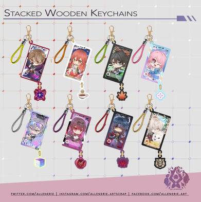 Layered Wooden Charm