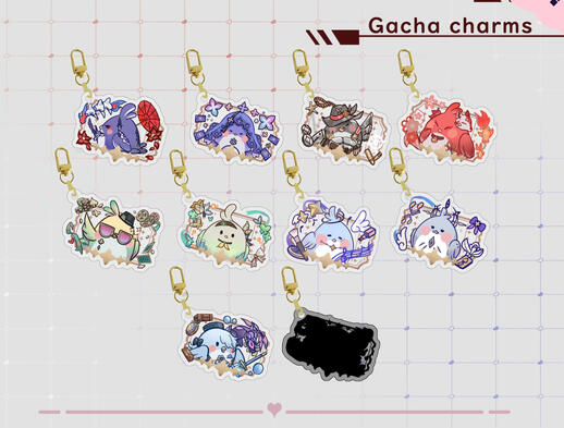 Gacha Birb Keychain
